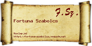 Fortuna Szabolcs névjegykártya